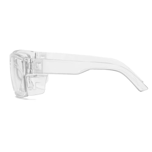 TransitionSafetyGlaseswith ANSI Z87+ImpactApproved Wraparound&Anti Bluelight UV400 - color: Clear