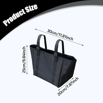 Baoblaze Ladder Tool Bag Ladder Tool Holder Easy to Install Ladders Accessory Repairing Kit Multifunctional Ladders Pouch, Extra Thick Black