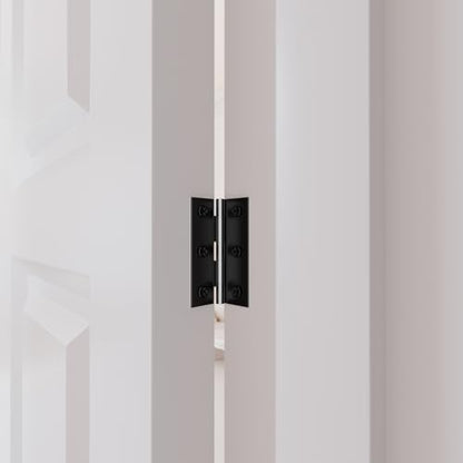 LEIFENY 24 Pack 1.5 inch Black Door Hinges, Small Hinge Hardware for Doors, Cabinets, DIY Projects (Screws Included) - size: 1.5 Inch