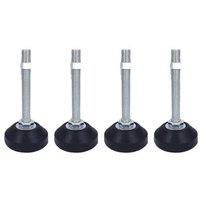 BORDSTRACT Furniture Leveling Feet, 4 pcs M8 Heavy Duty Height Adjuster Foot Feet Leveler Thread Size for Tables, Chair, Sofa, Workbench, Dresser, Bench, Cabinets(D40*M8*L60) - size: D40*M8*L60