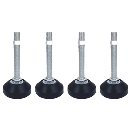 BORDSTRACT Furniture Leveling Feet, 4 pcs M8 Heavy Duty Height Adjuster Foot Feet Leveler Thread Size for Tables, Chair, Sofa, Workbench, Dresser, Bench, Cabinets(D40*M8*L60) - size: D40*M8*L60