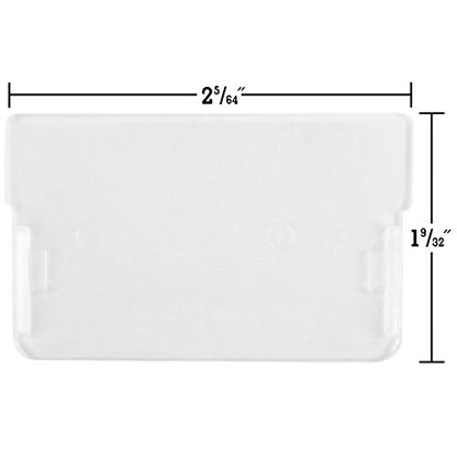 Akro-Mils 40716 Plastic Width Dividers for Small Drawers in Plastic Cabinets, Custom Storage Inserts for Teacher Toolbox, Small Parts Organizer, Screw Organizer and More, 16-Pack, Clear