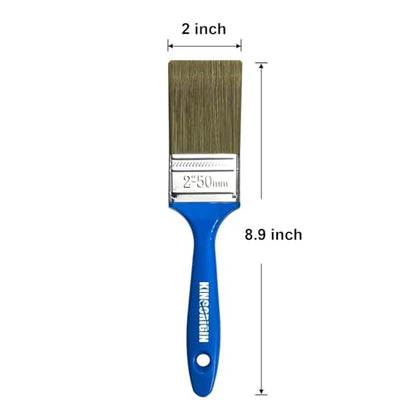 King Origin Versatile Paint Brush Set, 3 Pack, 2 Inch Paint Brushes, Small Paint Brushes for Walls, Furniture, Crafts - Detailed Painting & Larger Surface Coverage - color: 3 Pack, 2 Inch