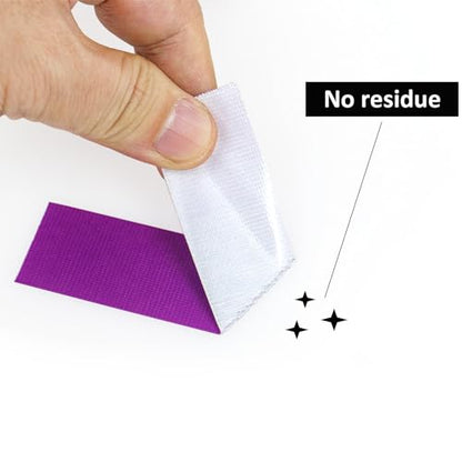 BOMEI PACK Purple Duct Tape,Small Roll,1 inch x 60 Yards,Heavy Duty Waterproof,No Residue,Tear by Hand,9 Mil Industrial Grade StrongTape for Repair,Crafts & Home Improvement (Purple) - color: Purple