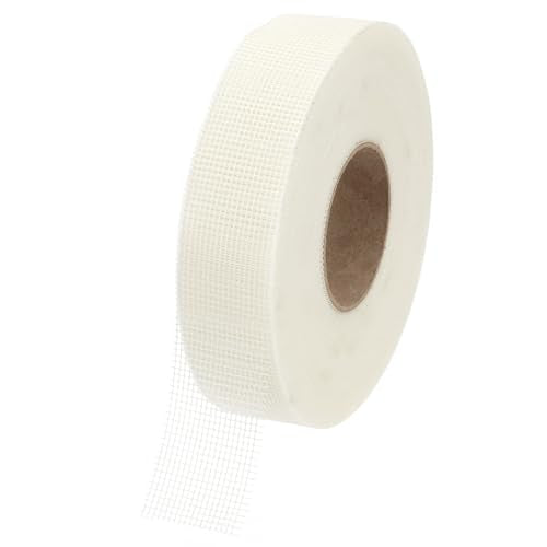 PATIKIL Drywall Repair Mesh Tape, 2 inch x 328 ft Fiberglass Repair Patch Self-Adhesive Dry Wall Joint Tape 10 Mesh Wall Hole Crack and Seam Patch, White - size: 2 inch x 328 Feet