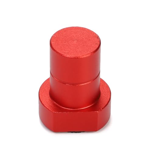 SOUJOY 6 Pack Bench Dogs, 3/4 inch Aluminum Alloy Bench Dog Stops with Non-Slip Pads, Woodworking Bench Dog Clamp for MFT Tables and DIY Projects, Red