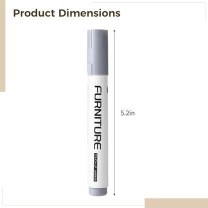 Includes Wood Filler Pens, Furniture Markers Touch Up Set, Black White Gray, Precision Angled Tip, Perfect For Furniture Enhancement And Wood Repairs