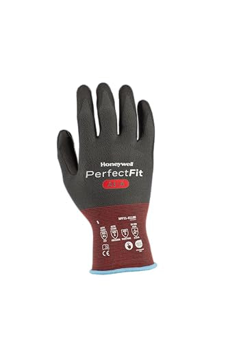 Honeywell PerfectFit 3.0 Cut Resistant Gloves, 18 Gauge, PU, 10 Pairs - size: X-Small, style: A1/a Cut Level