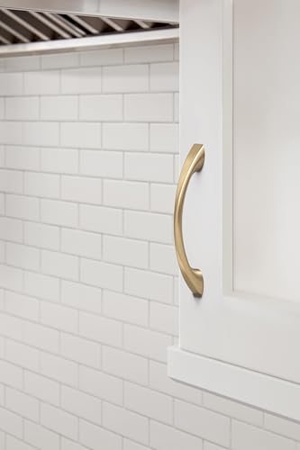 Amerock Vaile 3-3/4 inch (96mm) Center-to-Center Champagne Bronze Cabinet Pull - 25 Pack - color: Champagne Bronze, size: 3-3/4 inch (96mm) Center-to-Center, style: 25 Pack