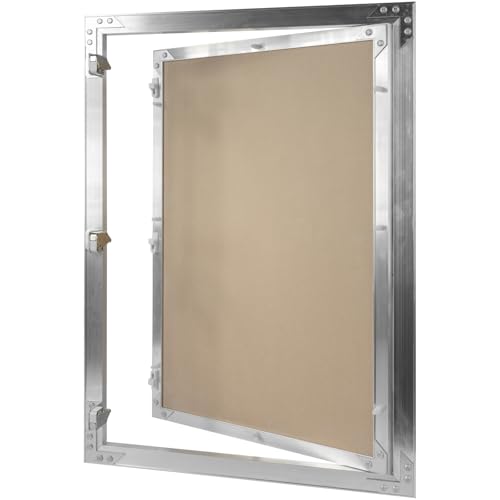 16" x 24" Waterproof Drywall Access Panel, Tileable and Paintable Ceiling and Wall Access Panel for Drywall, Wire Cover for Wall Covering Panels, Push to Open, Flush-Mount Wall Hole Cover - size: 16" X 24"