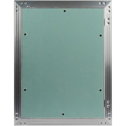 12" x 16" Waterproof Drywall Access Panel, Tileable and Paintable Ceiling and Wall Access Panel for Drywall, Wire Cover for Wall Covering Panels, Push to Open, Flush-Mount Wall Hole Cover - size: 12" X 16"