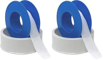 LASCO 11-1033 PTFE Pipe Sealant Tape, 1/2-Inch x 100-Inch, White (Pack of 2) - size: 2 Pack