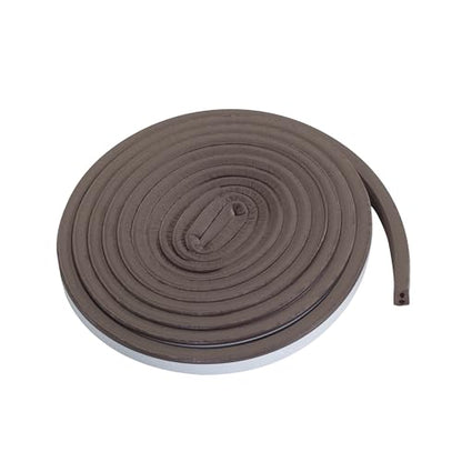 M-D Building Products 63644 5/16 in. x 19/32 in. x 10 ft. Brown Premium Rubber Window Seal for Large Gaps - color: Brown, size: 5/16 in. x 19/32 in.