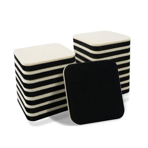 Furniture Sliders 16 Pcs 3 Inch Furniture Mover Sliders Square Felt Furniture Slider Reusable Heavy Duty Furniture Sliders for Hardwood Floors and Other Hard Surfaces - size: 3 inch Square