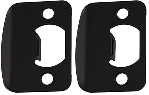 Kwikset 883351012430 83796-019 Full Round Strike, 1 Count (Pack of 2), Iron Black - size: 1 Count (Pack of 2)