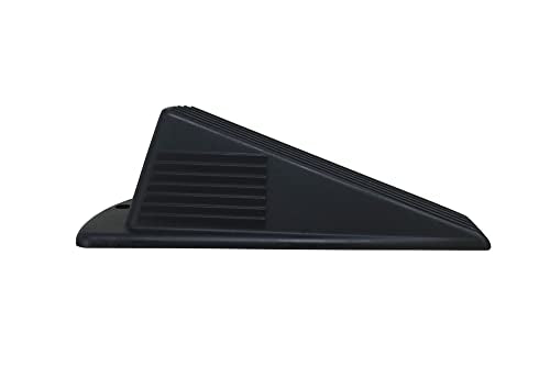 Shepherd Hardware 3762E Heavy Duty Jumbo Hard Plastic Door Wedge, Black - color: Black