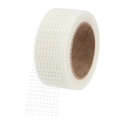 PATIKIL Drywall Repair Mesh Tape, 2 Inch x 82 ft Fiberglass Repair Patch Self-Adhesive Dry Wall Joint Tape 6 Mesh Wall Hole Crack and Seam Patch, White - size: 2 inch x 82 Feet