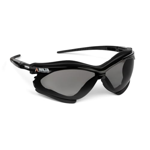 Malta Dynamics APEX Foam-Lined Safety Glasses – ANSI Z87.1 Spoggles for Construction Workers, Anti Scratch Protective Eyewear - color: Tinted, size: 1 Pack