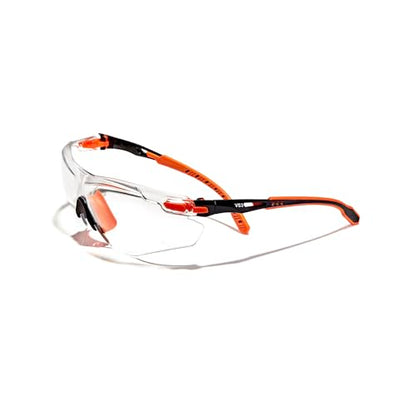 OPTIFENSE™ VS3 Anti Fog, Premium CLEAR/TINTED Safety Glasses, ANSI Z87+ (Click for frame/lens option) - color: Orange