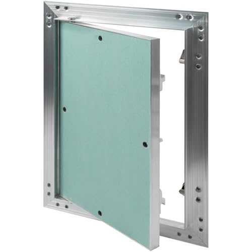 8" x 12" Waterproof Drywall Access Panel, Tileable and Paintable Ceiling and Wall Access Panel for Drywall, Wire Cover for Wall Covering Panels, Push to Open, Flush-Mount Wall Hole Cover - size: 8" X 12"