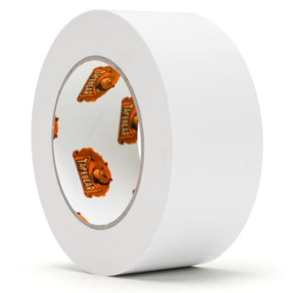 TAPEBEAR White Duct Tape Heavy Duty 1.88" x 90FT, Strong Tough Utility Ducting Tape Waterproof, No Residue, Flexible, Hand Tear Binding Tape Industrial Strength for Bundle, Patch, Protect & Repair - color: White, size: 1.88" x 90FT