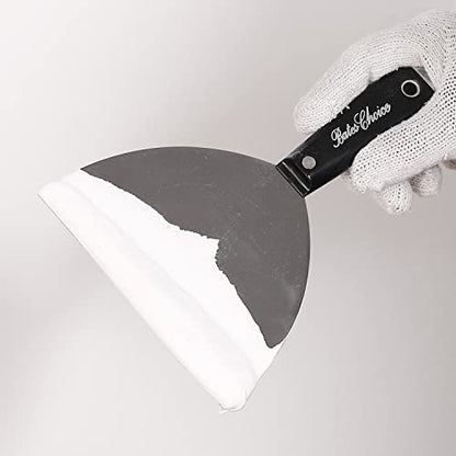 Bates 6 Inch Flexible Drywall Spackle Knife - Paint & Metal Scraper, Wall & Putty Scraper - color: Black, size: 6 Inch