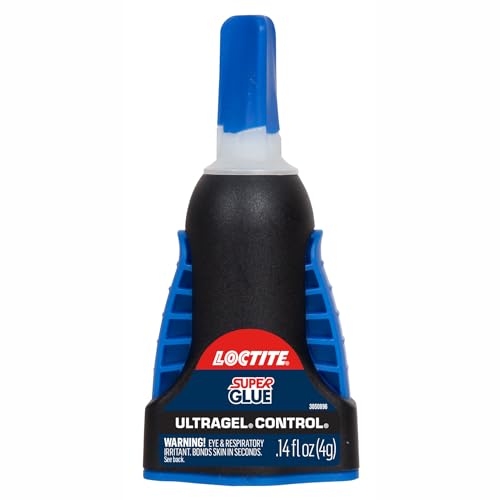 Loctite Super Glue Ultra Gel Control, Clear, 0.14 fl oz Bottle, 3 Pack - Superglue for Plastic, Wood, Metal, Crafts & Repair, Cyanoacrylate Adhesive Instant Glue, Quick Dry - size: 3 Pack, style: Ultra Gel Control