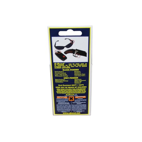 K Tool International 90002 Q Bond Ultra Strong Adhesive Kit for Garages, Repair Shops and, DIY, Repairs Hard Plastics/PVC/Metals, (2) Adhesive Bottles, (1) Plastic and (1) Metal Reinforcing Powders