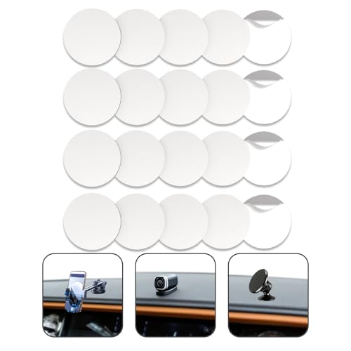 Double Sided Adhesive Pads–Round Double-Sided Tape for Car Dashboard Idol Stick Glue, 1inch Clear Removable Dots,Dashboard & Dash Cam Base,Heat Resistant Dashboard Adhesive - size: 1in