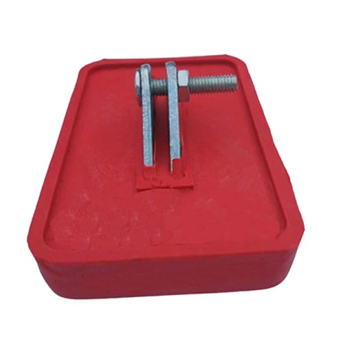 Extension Ladder Replacement Shoe Kit, Extension Ladder Feet Foot Pads Cover, Ladder Accessories Parts (Red) - color: Red