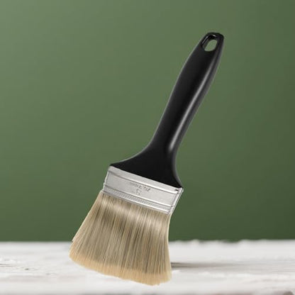 14 Ea 3 Inch Paint Brushes, Home Wall Trim House Paintbrush Bulk with Treated Plastic Handle, Cheap Paint Brushes for Wall Decor - size: 3 inches