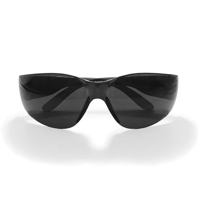 JORESTECH Safety Glasses, ANSI Z87+ Compliant, Impact-Resistant Polycarbonate Lenses, UV Protection, Anti-Scratch Coating, 12-Pack - color: Smoke