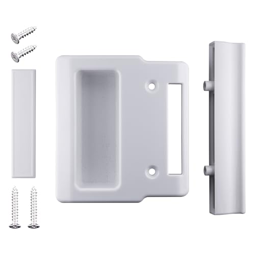 White Screen Hardware Kit for Andersen Doors, Fits Andersen A-Series Gliding & Hinged Patio Doors, Frenchwood, Narroline, Perma-Shield, Two/Three-Panel Series Doors Manufactured from 1982 to Present - color: 1Pcs White