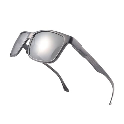 YIMI Polarized Photochromic Driving z87 Sunglasses For Men Women Day and Night safety glasses - color: Carbon Fibre C2