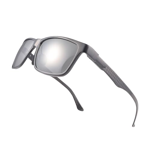 YIMI Polarized Photochromic Driving z87 Sunglasses For Men Women Day and Night safety glasses - color: Carbon Fibre C2