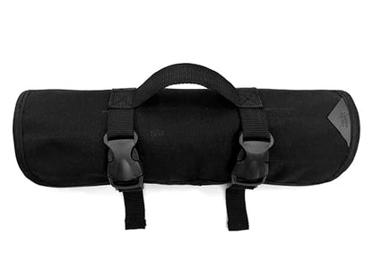 Under NY Sky Tool Roll Organizer, Heavy-Duty Wrench Bag, Portable Hand Tool Pouch for Mechanics, Electricians, and Hand Tools - color: 24 Slots Black