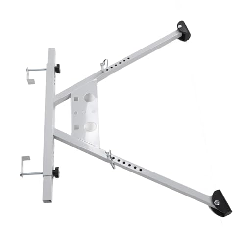 Keenso Wing Span Ladder Standoff Strong Stable Stabilizer for Safe Home Climbing, Material: Steel, Suitable for Different Ladder Types