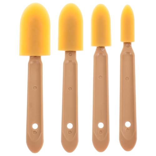 OSALADI 4Pcs Caulking Tool Set Silicone Caulk Remover Spreader Applicator Smoothing Finishing Tool for Tiles Brick Kitchen Bathroom 8.66In