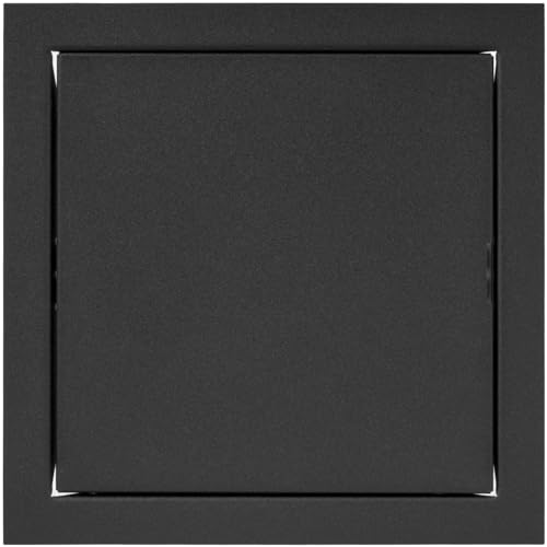 Repa Market 6x6 Inch Access Panel for Drywall – Anthracite Galvanized Steel Wall Hole Cover/Door Panel/Cover Plates with Latch – Heavy-Duty Service Hatch for Plumbing, Electrical, HVAC Access Door - color: Anthracite, size: 6 x 6