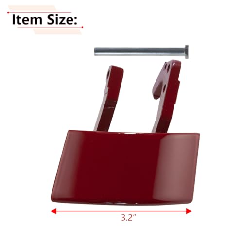 RLB-HILON Metal Right Door Handle Repair Kits Compatible with Honda CRZ CR-Z 2011 2012 2013 2014 2015 Year, Red Color