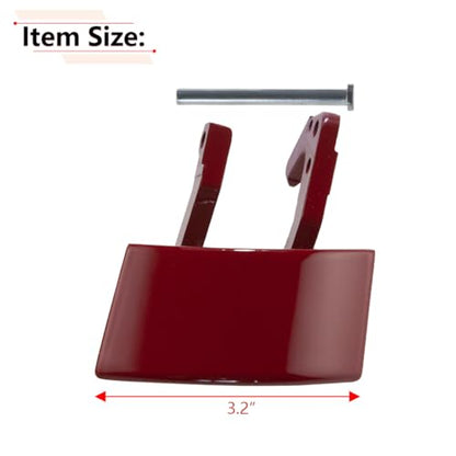 RLB-HILON Metal Right Door Handle Repair Kits Compatible with Honda CRZ CR-Z 2011 2012 2013 2014 2015 Year, Red Color