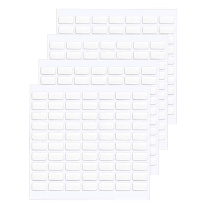 JANYUN 280 Pcs Mounting Putty, Double Sided Sticky Dots Removable Poster Putty Clear Sticky Tack for Wall Hanging Pictures Baloon Crafts No Trace Adhesive Sticky Putty for Home Office Decor (13 x8 mm) - size: 13x8mm Square 280pcs