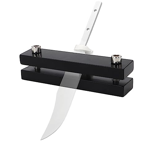 SCOTTCHEN Hardened File Guide Knife Making Tool, Hardened Metal Hardness up to 55, for Belt Sander, Knife Makers file Guide - style: Knife File Guide