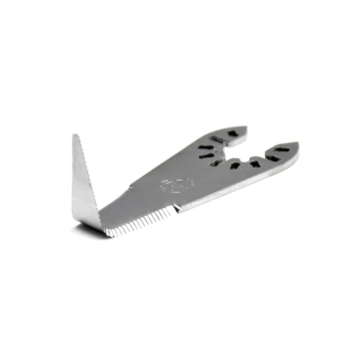 Jitterbug (2 Packs) Cold Knife Blade L-Shaped Windshield Cutting Blades for Car Door Window Seal Cutter Windscreen Removal Tool - Fit All Major Brands of Oscillating Tool
