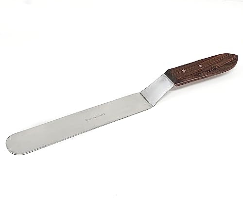 A2Z Scilab Brand Engineering Classic Offset Caulk Tooling Spatula, Stainless Steel (10 Inch Long Offset Blade) - style: 10 Inch Long Offset Blade