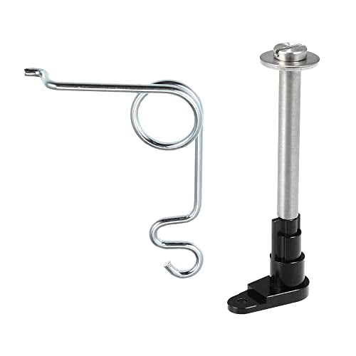 Motoforti Fuel Door Spring Hinge Pin Kits, Filler Neck Housing Cover Fix Pin, for Ford F-150 2009-2014, for Lincoln MKZ, for Mercury Milan, Stainless Steel, 4L3Z-9927936-BA, Black, 1 Set