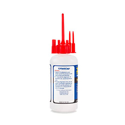FastCap 2P-10 - Thick – High Performance Heavy-Duty Super Glue - CA (Cyanoacrylate Adhesive) -10 oz/283g. Perfect Gap Filling Projects. 2-Part Adhesive. Activator Sold Separately (1-Bottle) - style: Thick