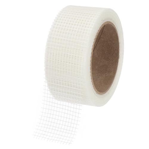 PATIKIL Drywall Repair Mesh Tape, 2 inch x 82 ft Fiberglass Repair Patch Self-Adhesive Dry Wall Joint Tape 8 Mesh Wall Hole Crack and Seam Patch, White - size: 2 Inch X 82 Feet