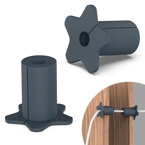 2pcs Wall Hole Cable Routing Kit for Starlink,5/8 inch Silicone Wall Grommets for starlink mini Cable Feed Pass Through bushings(Grey) - color: Grey, size: 2PCS