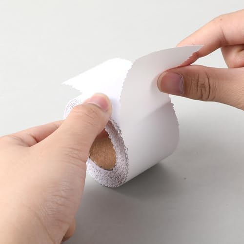 2'' x 32' Drywall Joint Tape Self Adhesive Stress Crack Tape Serrated Edge for Drywall Patch Joint Repair Heavy Duty Smooth Roll for Walls Concrete Repair